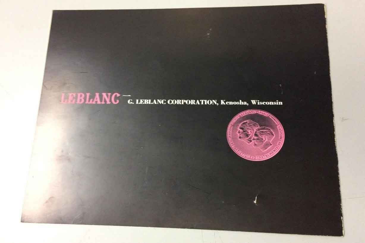 Catalogue LEBLANC HARMONY CLARINETS. The Foundation for a Balanced Clarinet Choir.